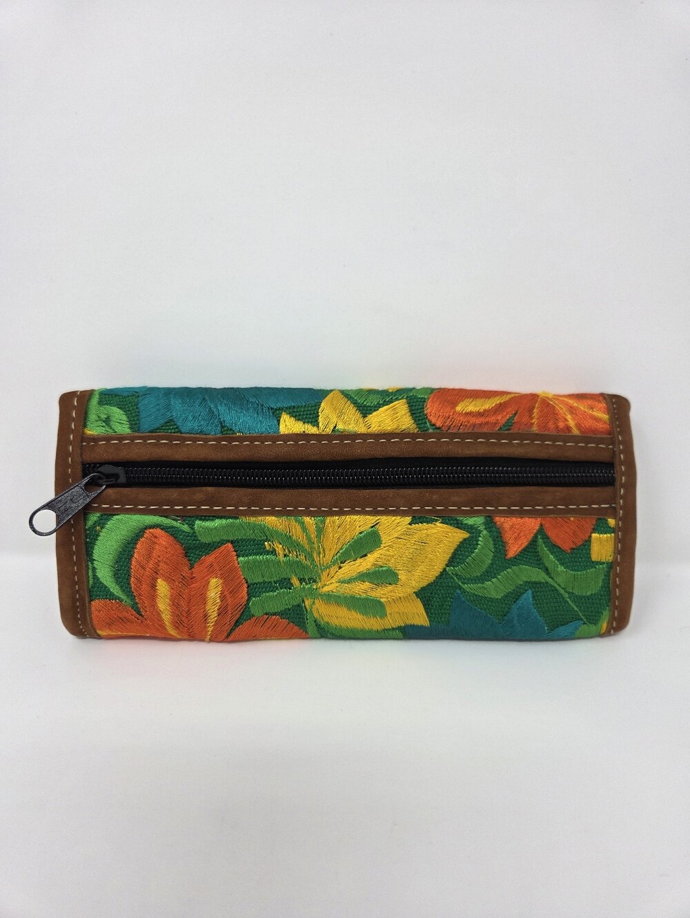 Floral Embroidered Wallet - Picture 2 of 5